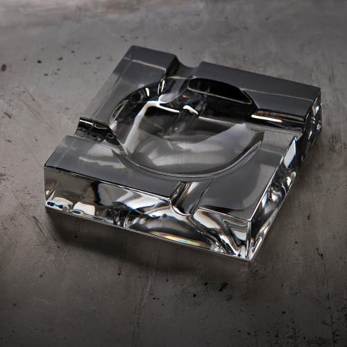 Arnolfo Di Cambio Ashtray / Cigar Holder Montecristo Rectangular In Transparent