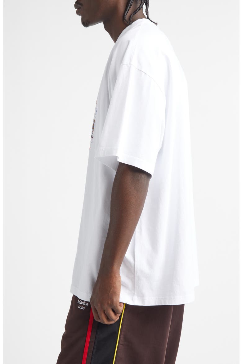 Oversize Short Sleeve Graphic T-Shirt, Alternate, color, WHITE