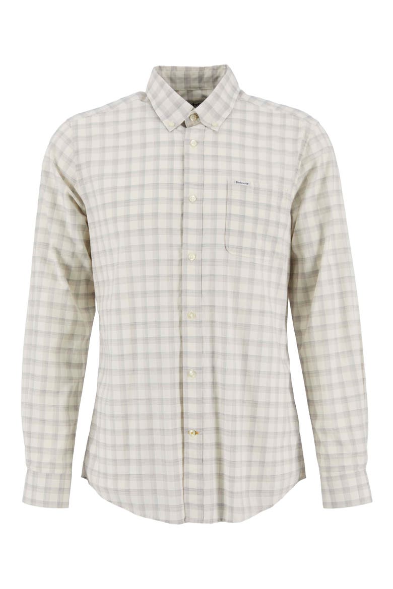 Bramwell Check Button Down Shirt, Alternate, color, WHISPER WHITE