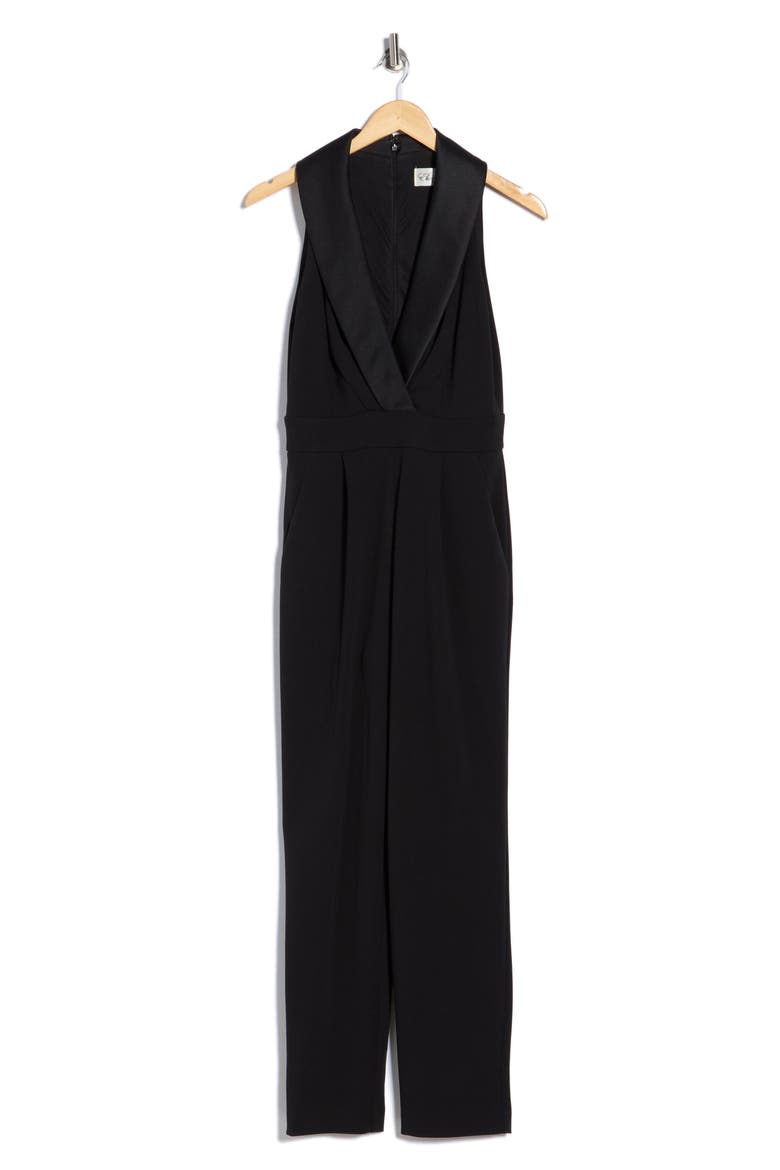 Straight Leg Jumpsuit, Alternate, color, BLACK