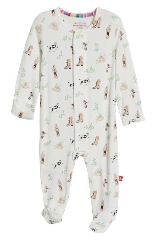 Magnetic Me Babies'  Introduce Mother Goose Footie In White