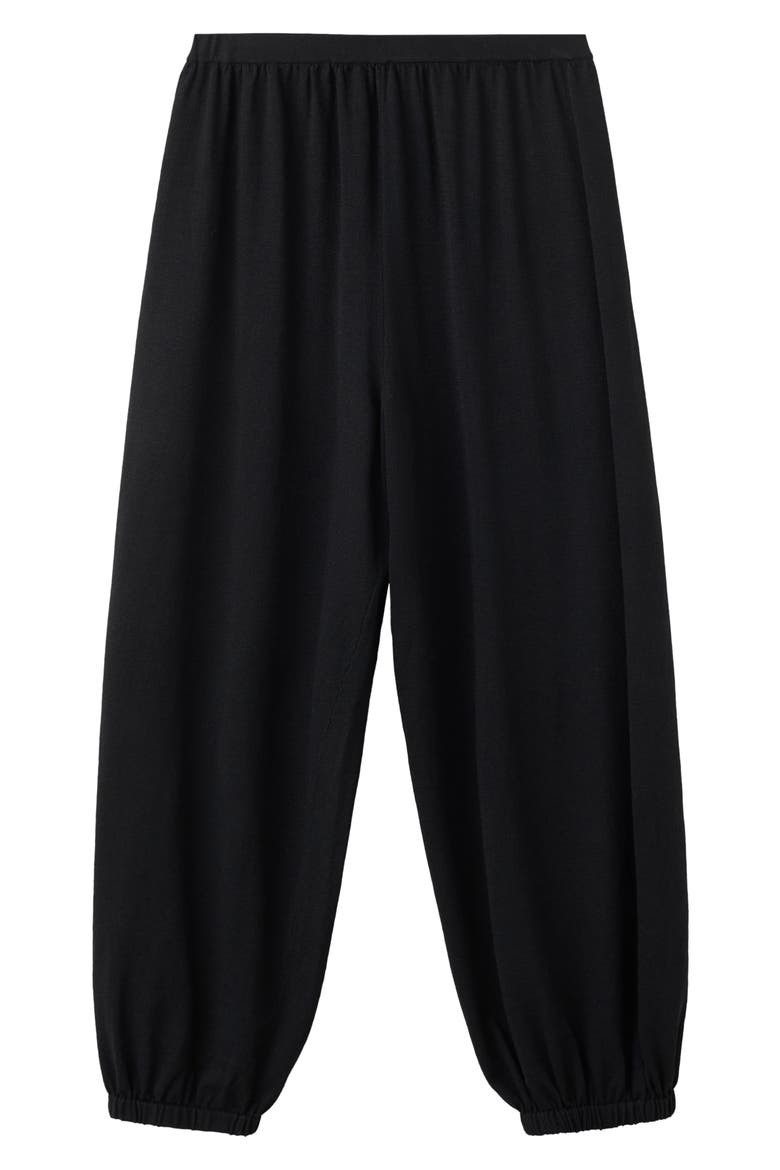 LaLaLa Cuffed Pants, Alternate, color, BLACK