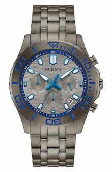 BULOVA Chronograph Bracelet Watch, 42mm
