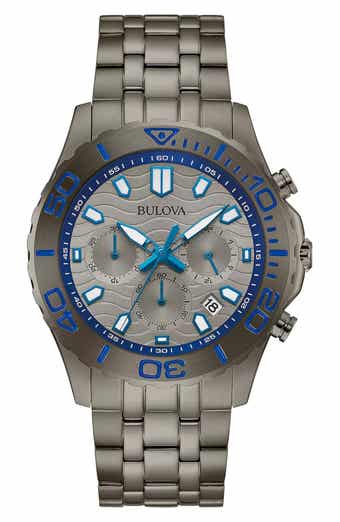BULOVA Chronograph Bracelet Watch, 42mm