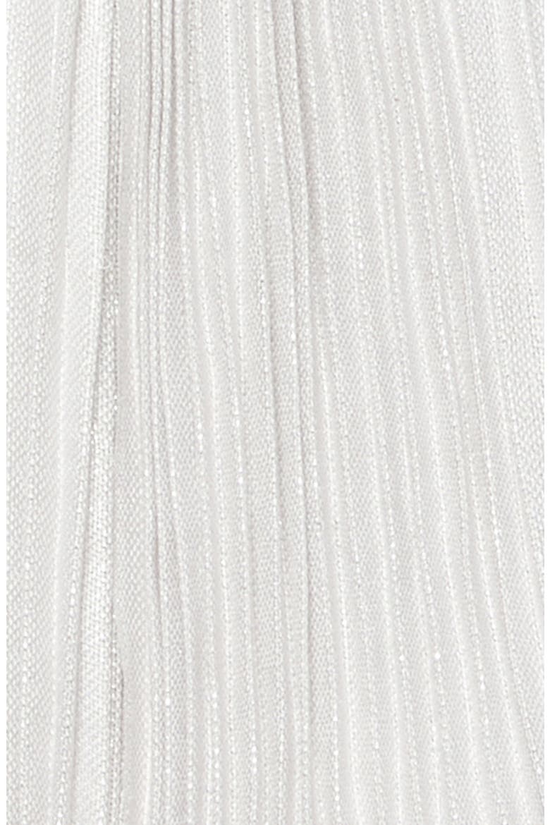Evening Plissé Pleat Cashmere Blend Stole, Alternate, color, SHINE SILVER SHELL
