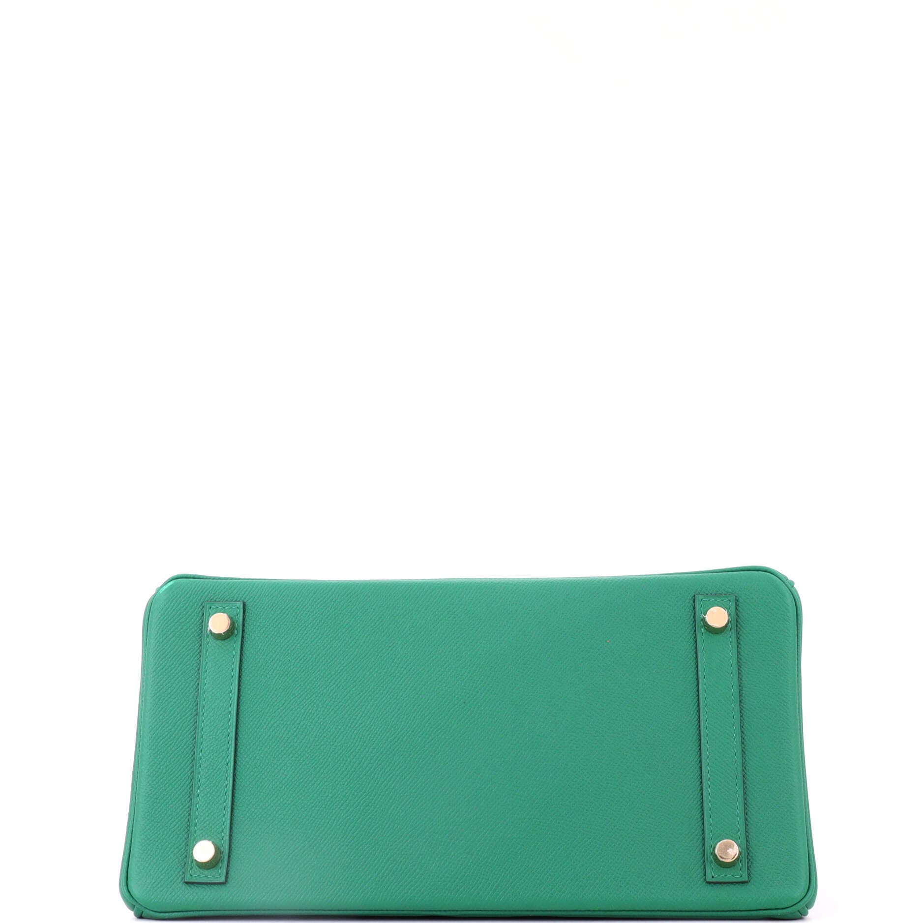 Birkin Handbag Green Epsom with Gold Hardware 30, Alternate, color, Green