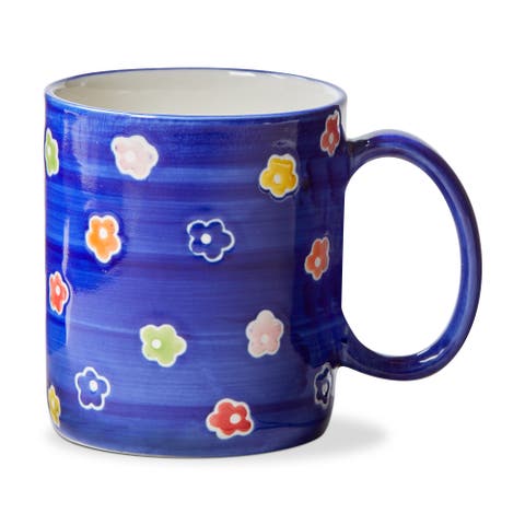 Ditzy Flower Mug Multi Stoneware Everyday