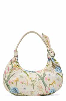Jade Floral Print Shoulder Bag