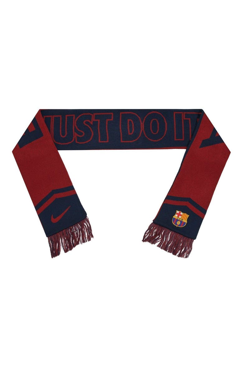Nike Barcelona Local Verbiage Scarf, Main, color, Navy
