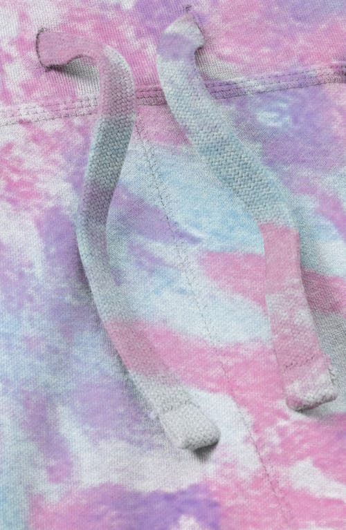 Dalix Mens Ghost Tie Dye Fleece Jogger Pant In Multi