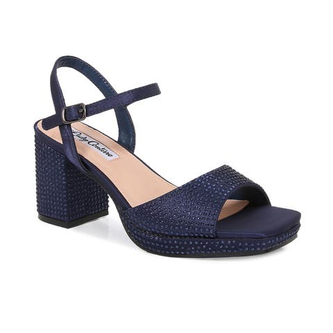 Rhinestone Platform Sandal