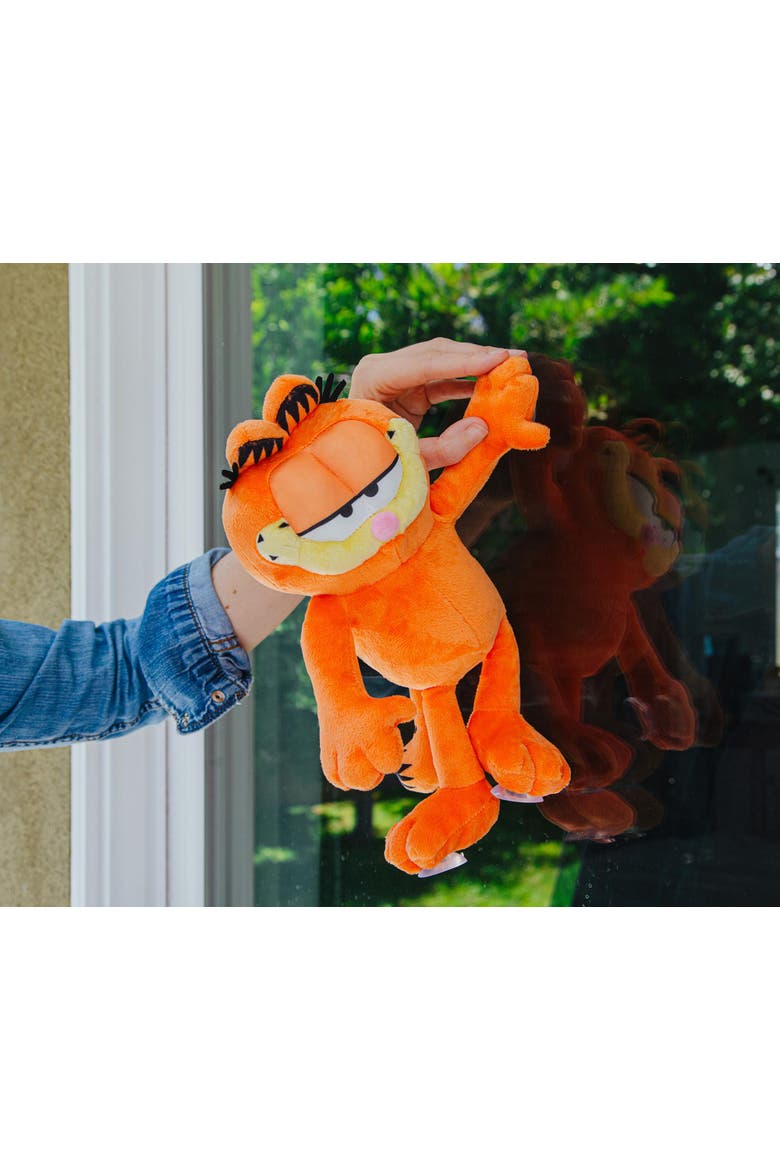 Garfield With Suction Cups 12-Inch Collector Plush, Alternate, color, Orange