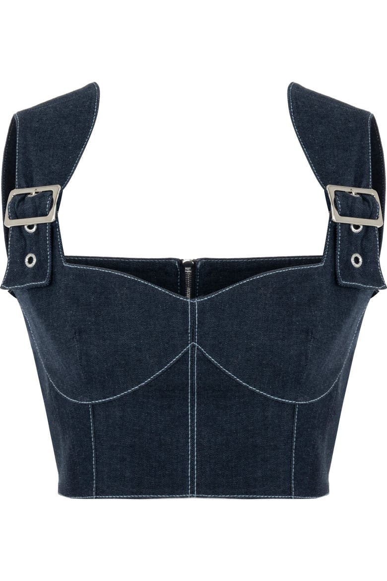 Vonk Belted Top, Main, color, Ever Blue
