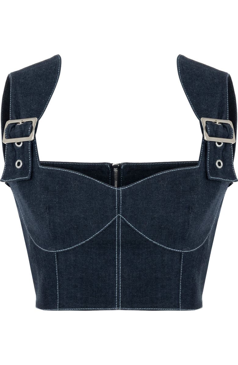 Jendue Vonk Belted Top, Main, color, Ever Blue