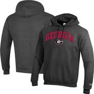 Champion Men's Champion  Charcoal Georgia Bulldogs Arch Over Logo Pullover Hoodie