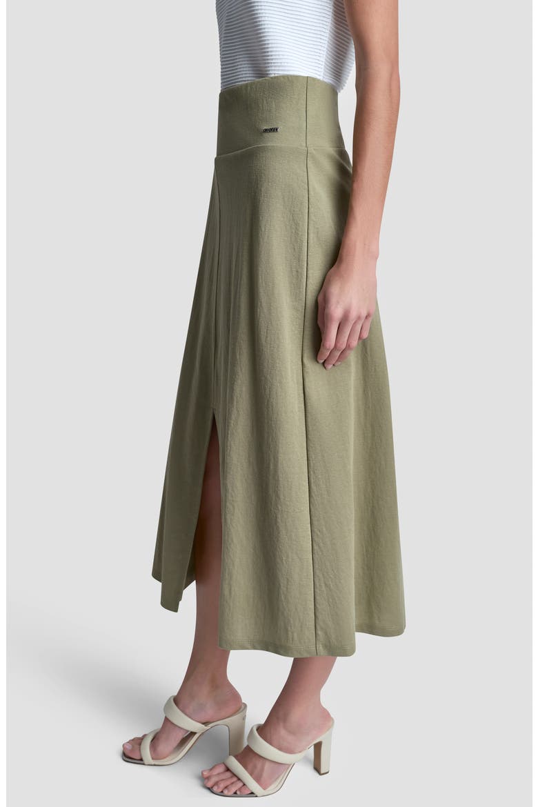 Arid A-Line Knit Midi Skirt, Alternate, color, FATIGUE