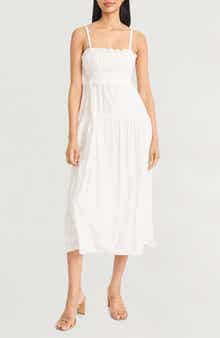 The Good Journey Smocked Tank Dress