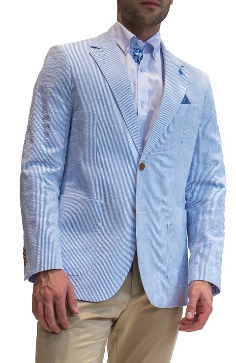 Classic Seersucker Stripe Sportcoat