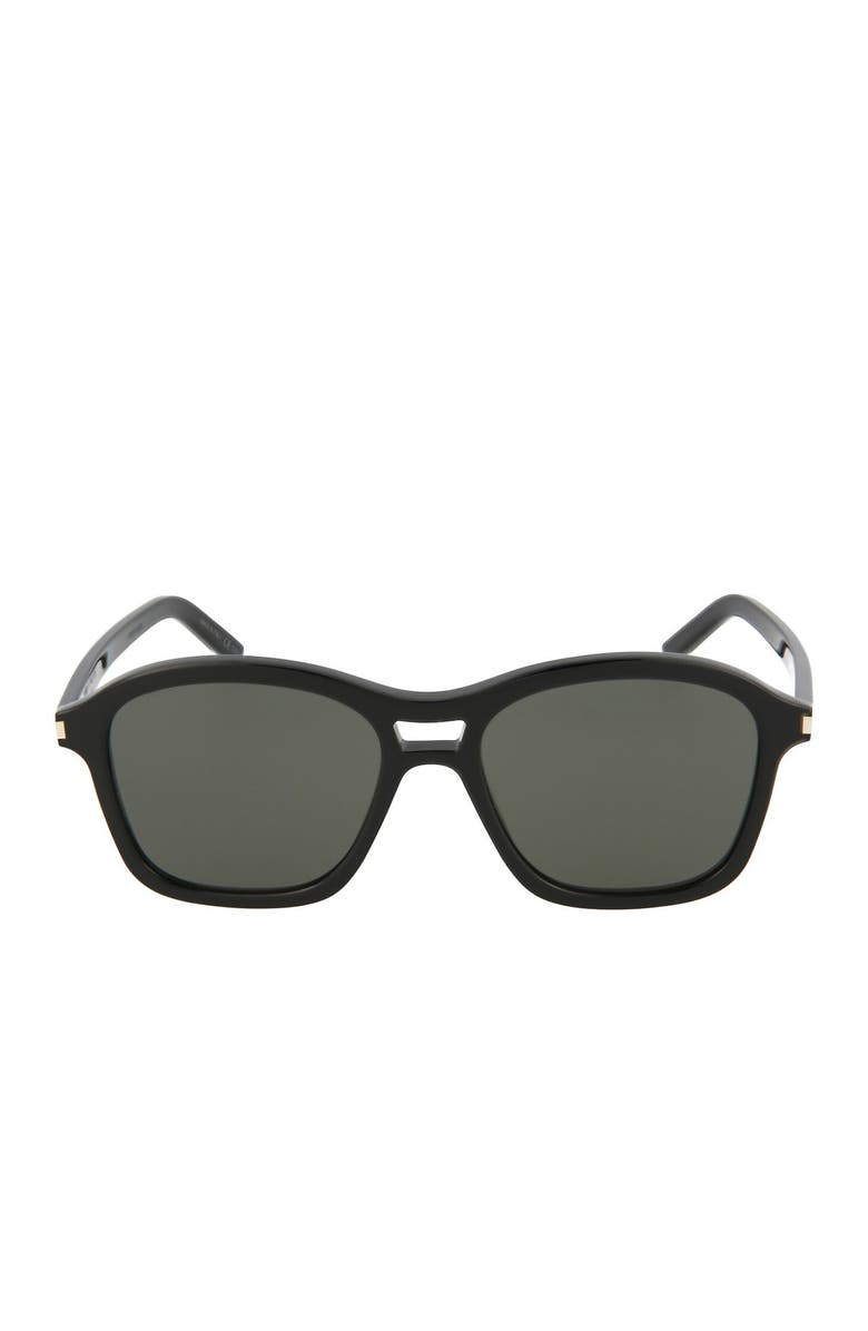 Saint Laurent 54mm Modified Square Sunglasses, Alternate, color,