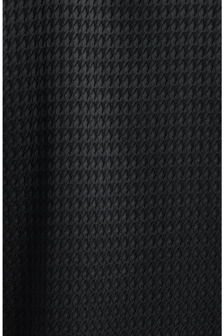 Cameron Balloon Sleeve Wool Blend Long Coat, Alternate, color, BLACK
