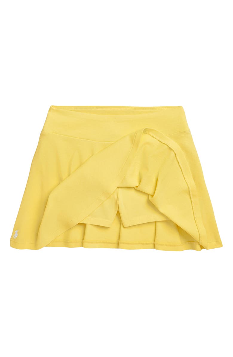 Ralph Lauren Kids' Pleated Cotton Piqué Tennis Skort, Alternate, color,