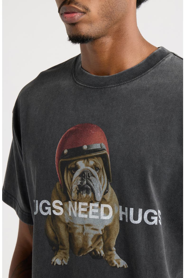 Thugs Need Hugs Pack Graphic T-Shirt, Alternate, color, BLACK FADE