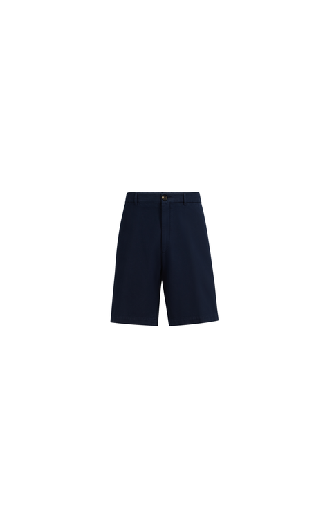 Garment-dyed Bermuda shorts