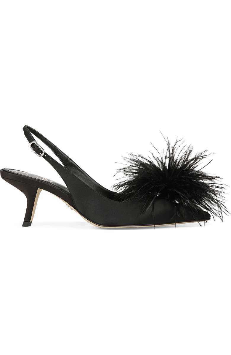 Sam Edelman Bianka Feather Slingback Pump, Alternate, color,