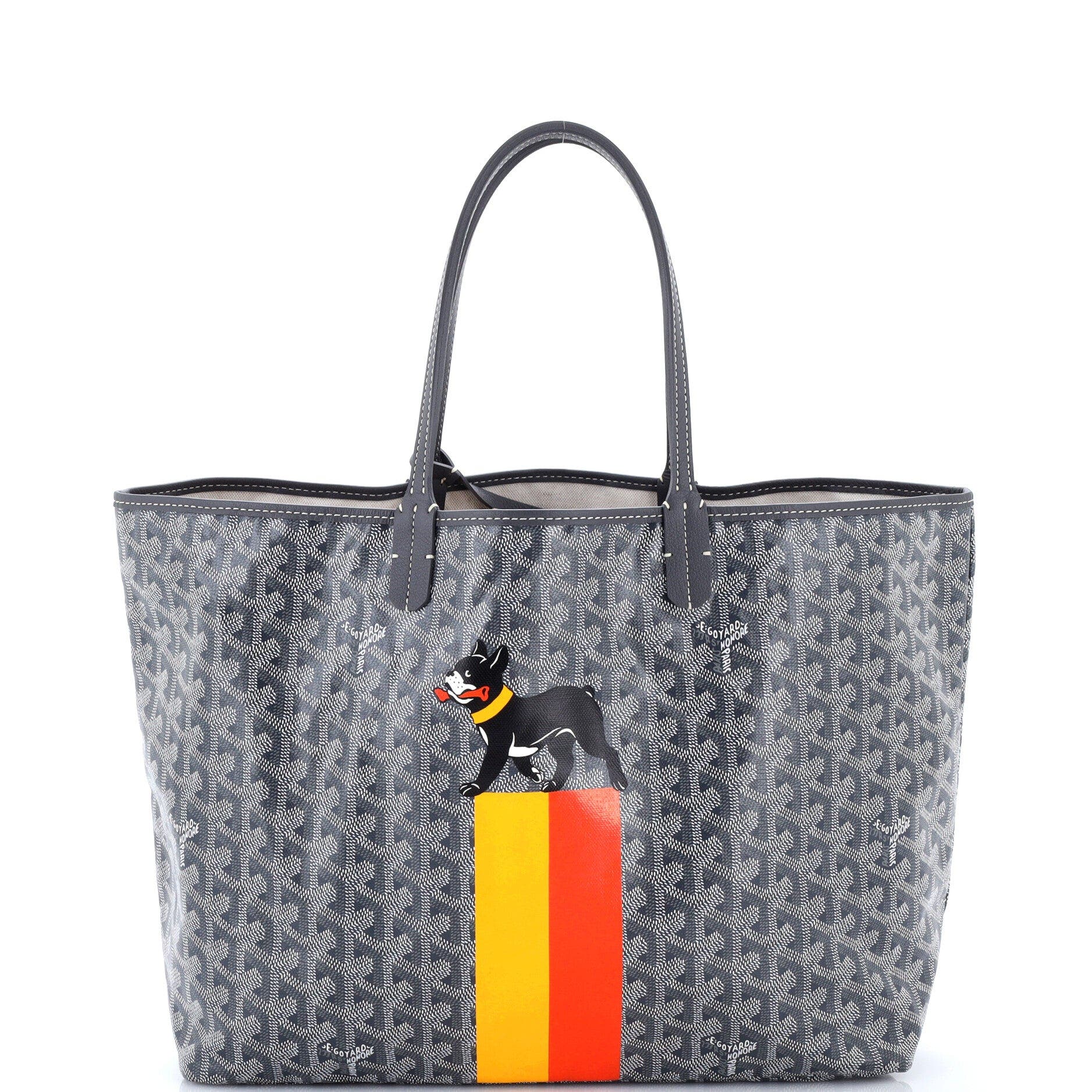 Saint Louis Tote Printed Coated Canvas PM, Main, color, Grey