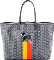 Pre-Owned Goyard Saint Louis Tote Printed Coated Canvas PM