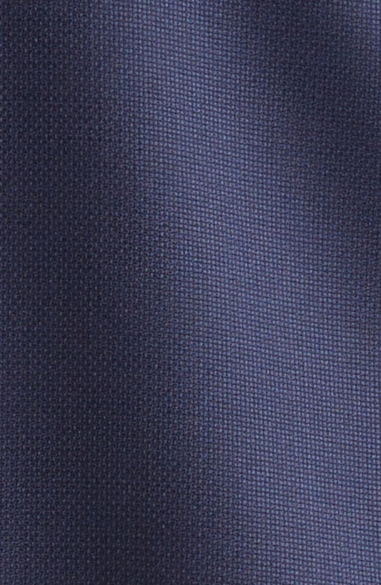 Thom Sweeney Wool Hopsack Overshirt, Alternate, color, Navy