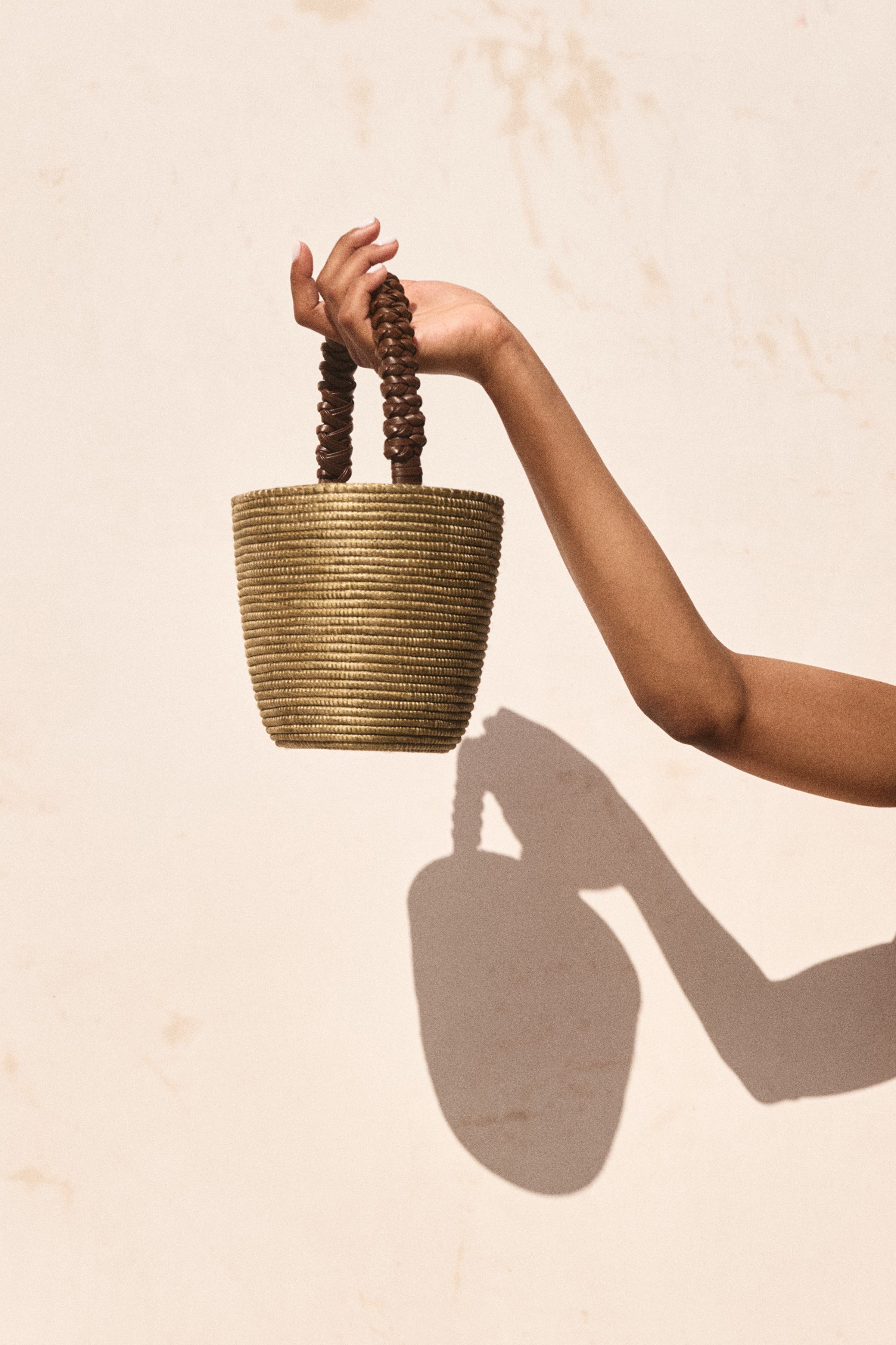 Cesta Collective Woven Handle Lunchpail Basket Bag, Alternate, color, 