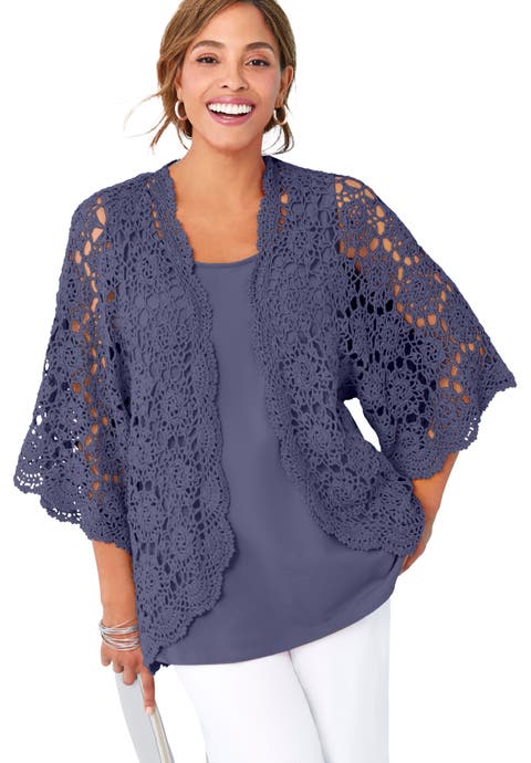 Crochet Cardigan (Plus)