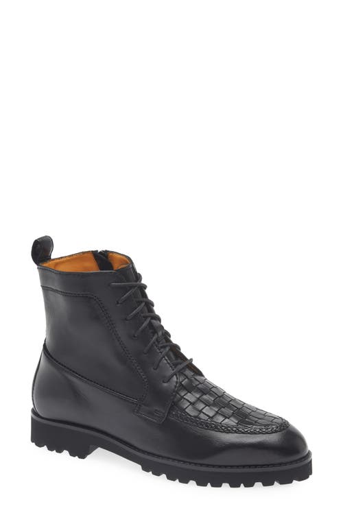 Robert Zur Bryn Lace-up Boot In Black