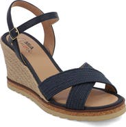 MIA AMORE Allisha Espadrille Wedge Sandal