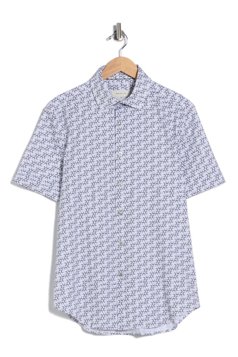Short Sleeve Woven T-Shirt, Alternate, color, ZINC