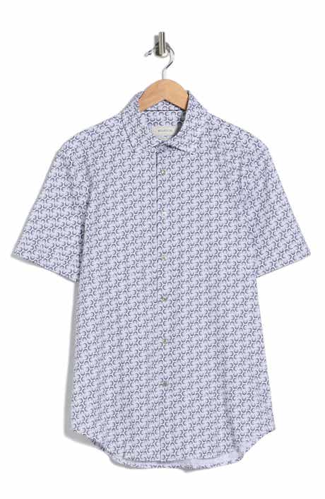 Bugatchi Short Sleeve Woven T-Shirt