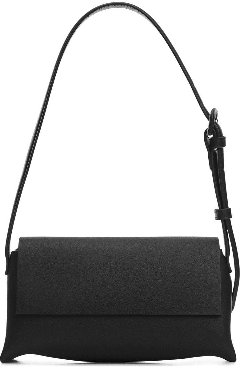 MANGO Faux Leather Shoulder Bag, Main, color,
