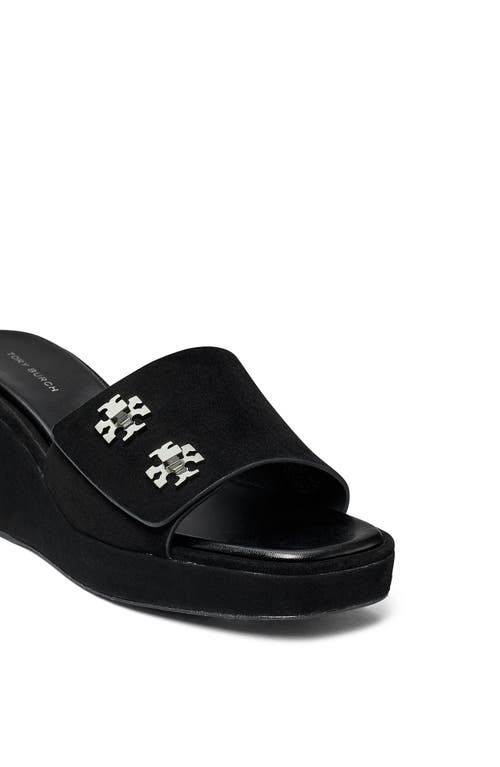 Tory Burch T-lock Wedge Sandal In Animal Print