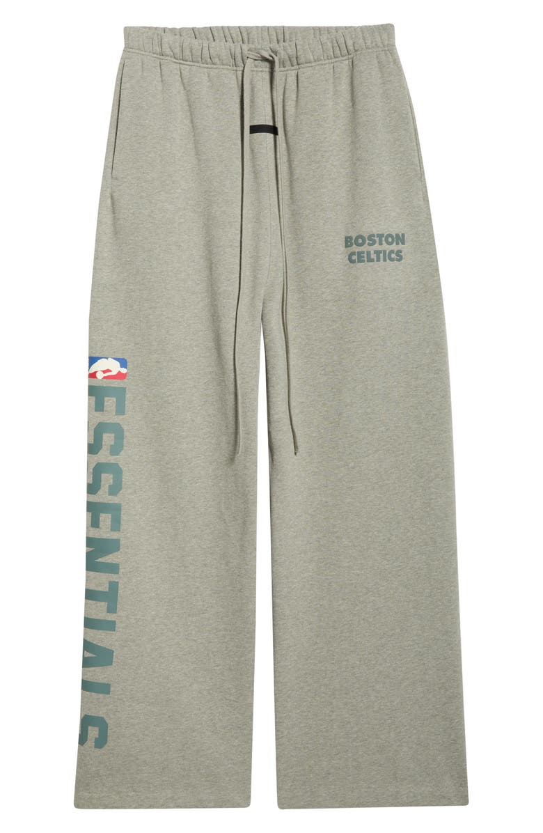 Fear of God Essentials Celtics Lounge Fit Sweatpants, Alternate, color, Concrete Heather