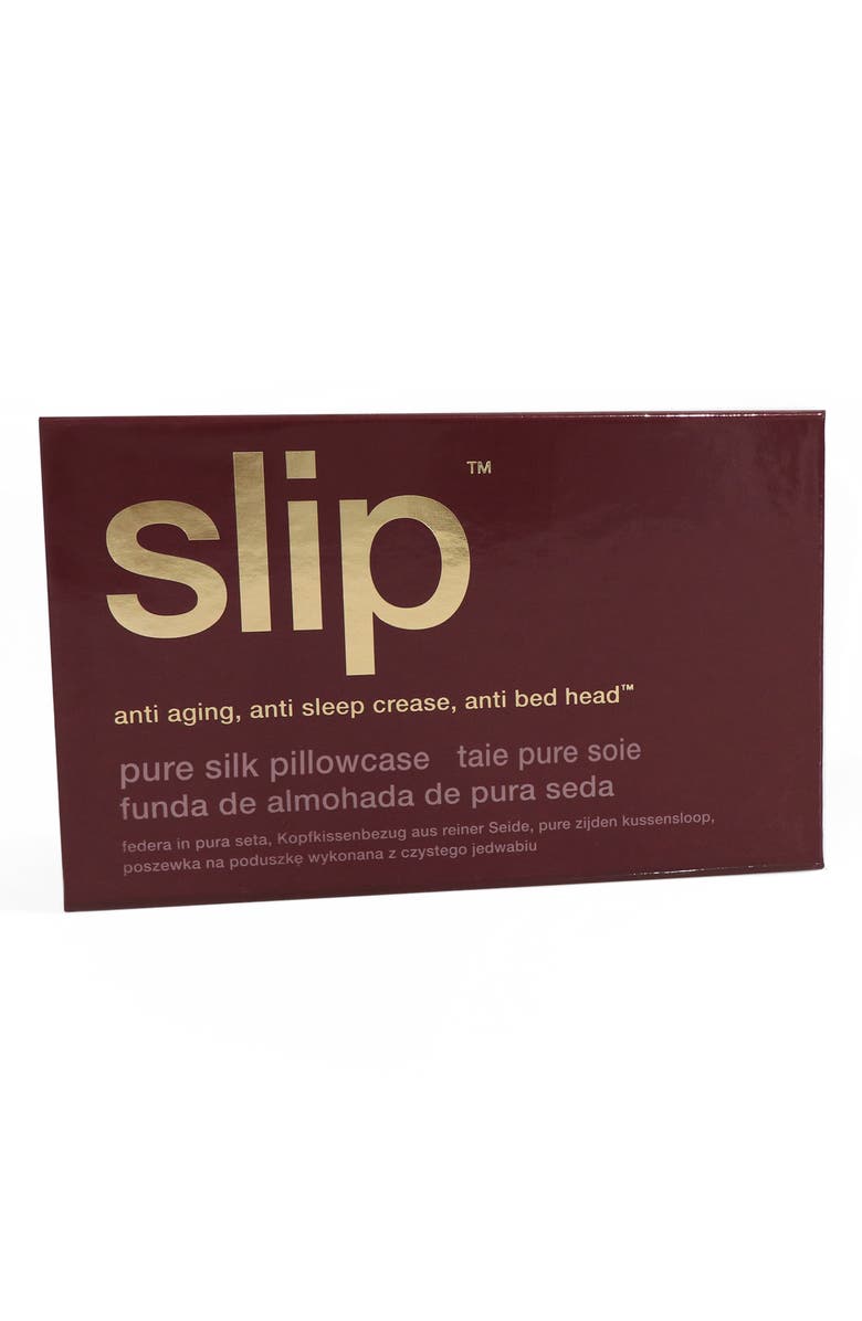 slip Plum Pure Silk Pillowcase, Alternate, color,
