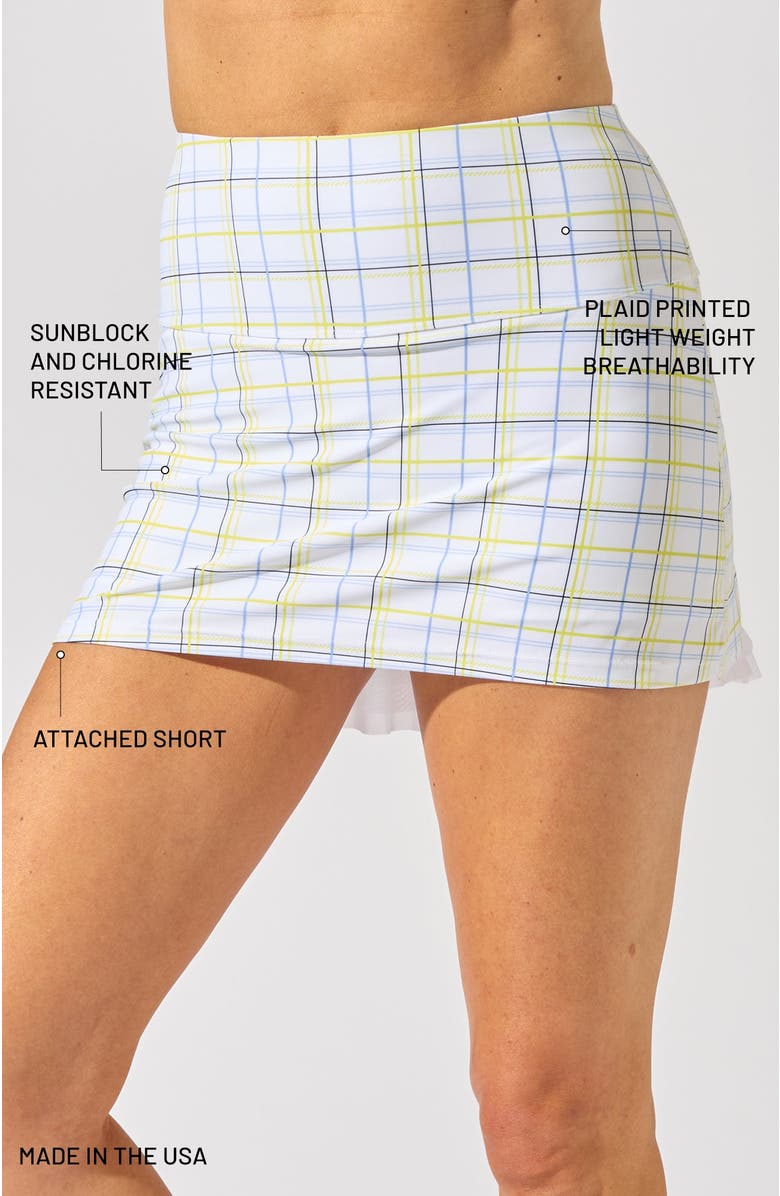 Bobbe Active Cute as a Bunny Skirt, Alternate, color, Courtcore Plaid