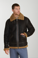 FURNIQ UK Frederick Shearling Aviator Jacket