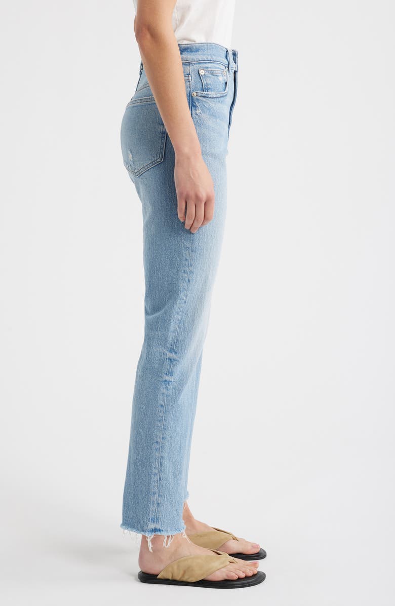 Madewell The '90s Straight Jeans, Alternate, color, Hallstead Wash