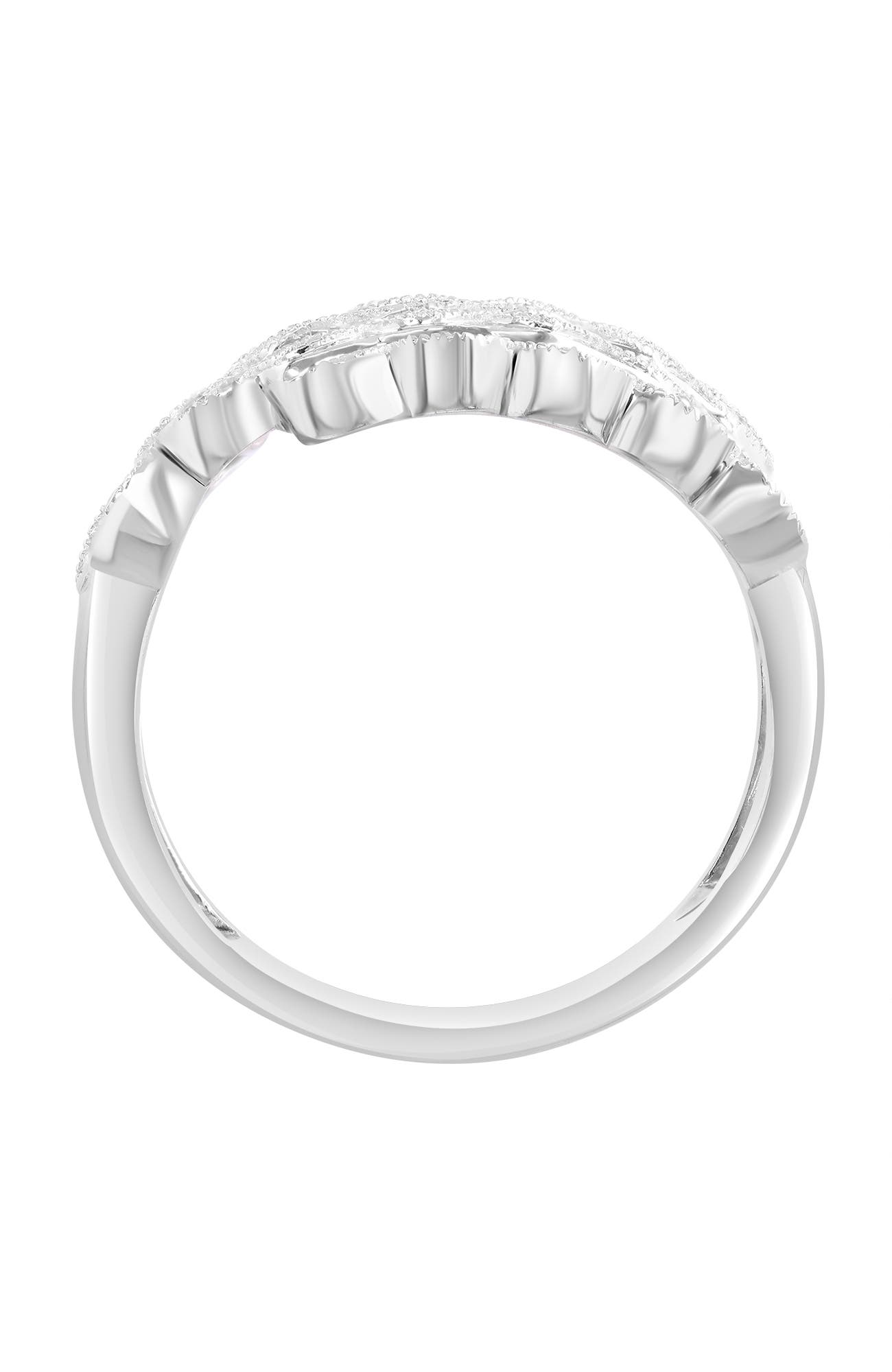 EFFY 14K White Gold Diamond Multi-Row Cluster Ring (Women) | Nordstrom