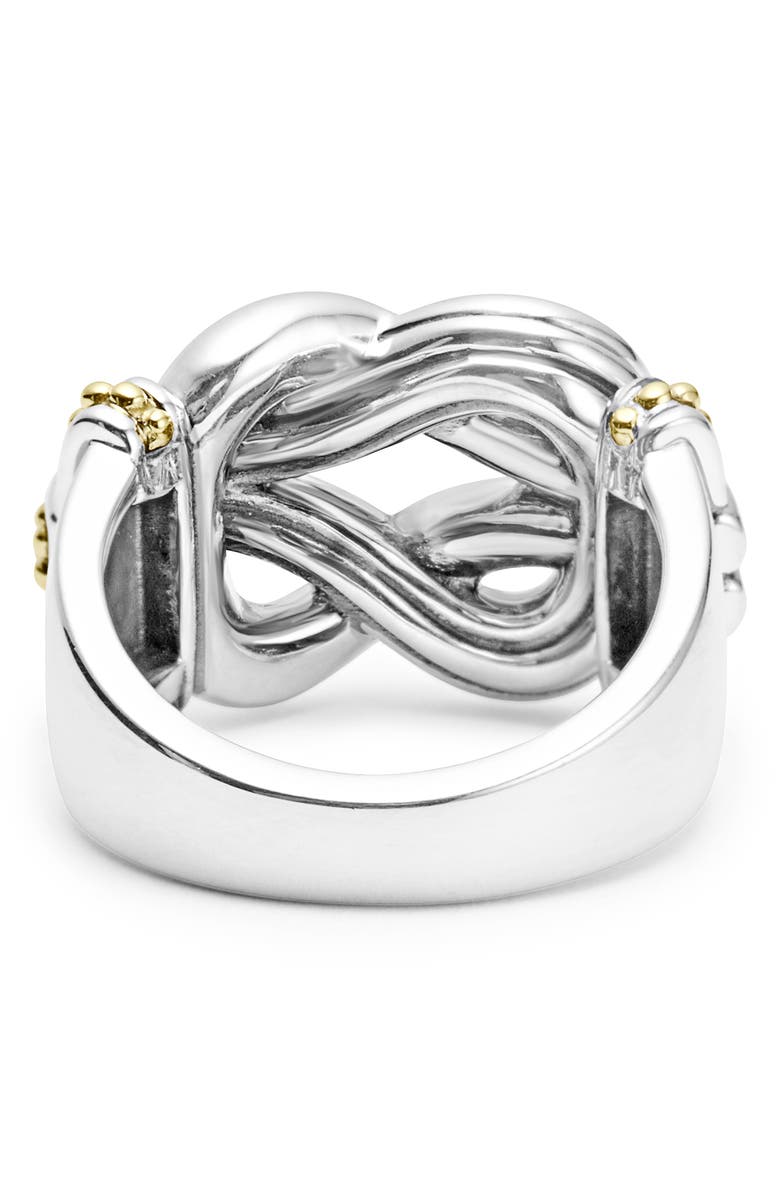 LAGOS Newport Diamond Knot Ring, Alternate, color, 