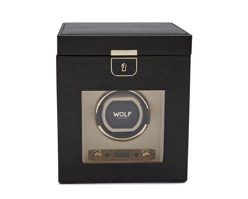 Wolf Palermo Single Watch Winder In Black Anthracite