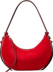 Tory Burch Romy Suede Half Moon Shoulder Bag