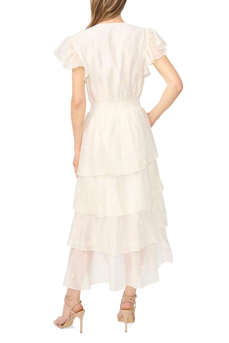Tiered Midi Dress, Alternate, color, NEW IVORY