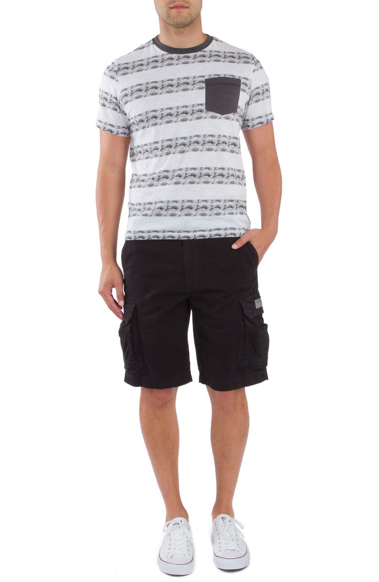 UNIONBAY Survivor Belted Cotton Cargo Shorts, Alternate, color, 